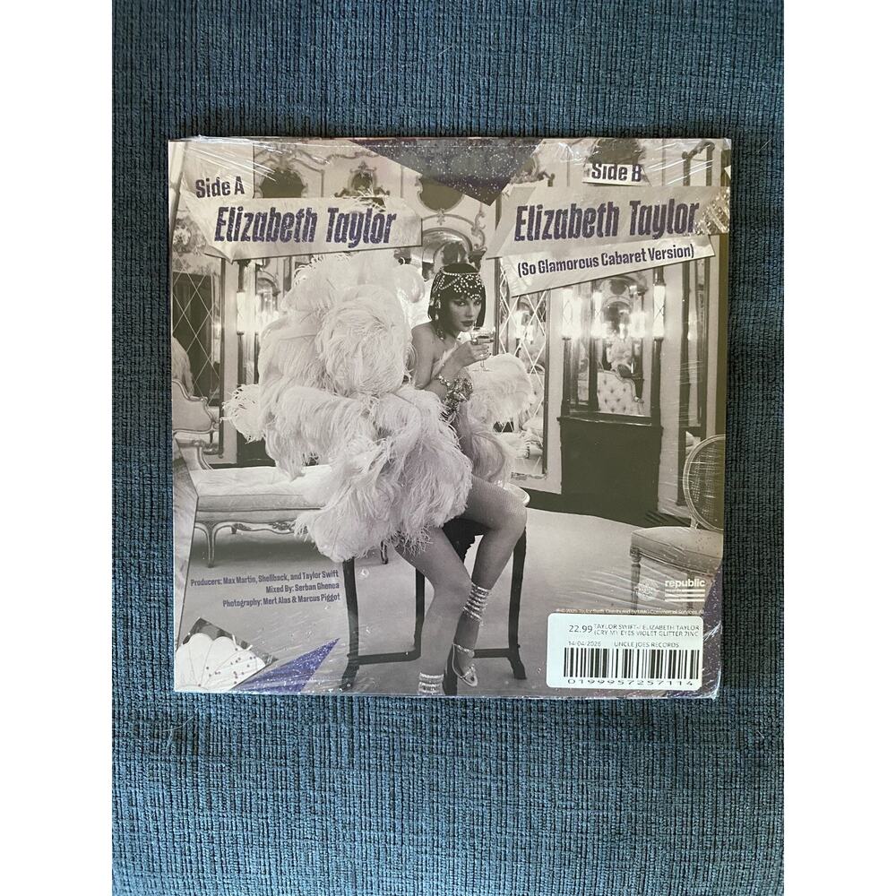 Taylor Swift - Elizabeth Taylor (7" Vinyl, RSD 2026 Exclusive) NEW SEALED - Picture 3 of 5